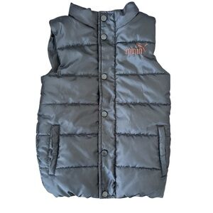 Puma Boy’s Black Puffer Vest Size 7